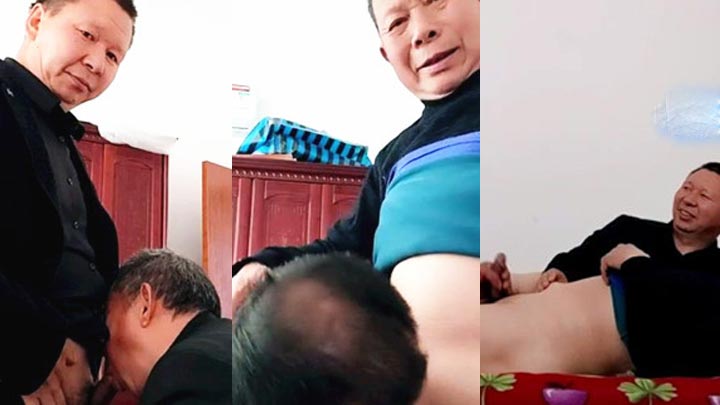 两中年联手玩帅伯口奸出精（5）