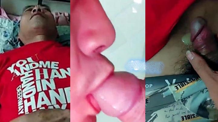 大叔口射睡觉熟年同事（3）